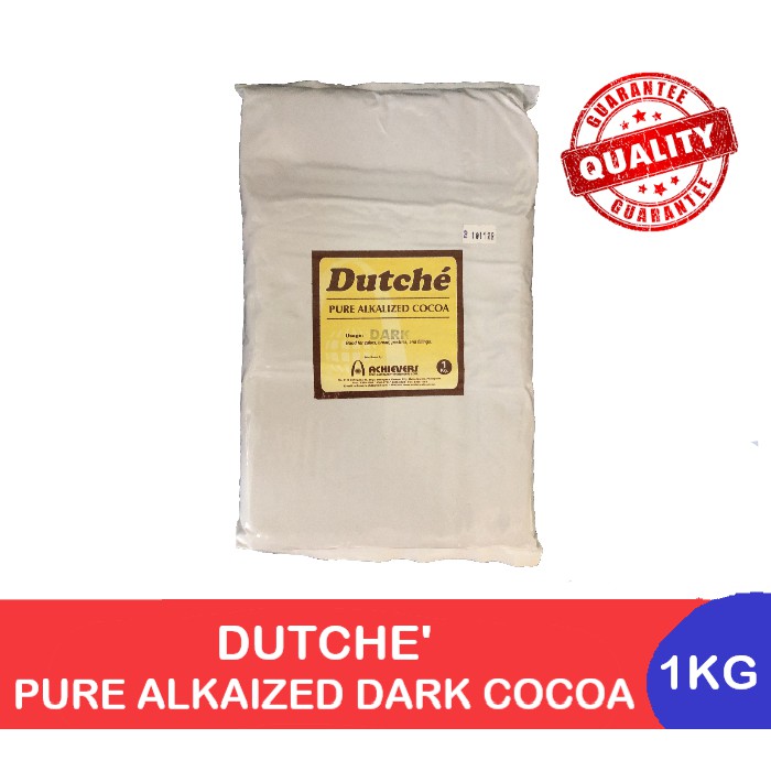 Dutche Dark Cocoa Pure Alkalized Cocoa Powder 1KG | Shopee Philippines