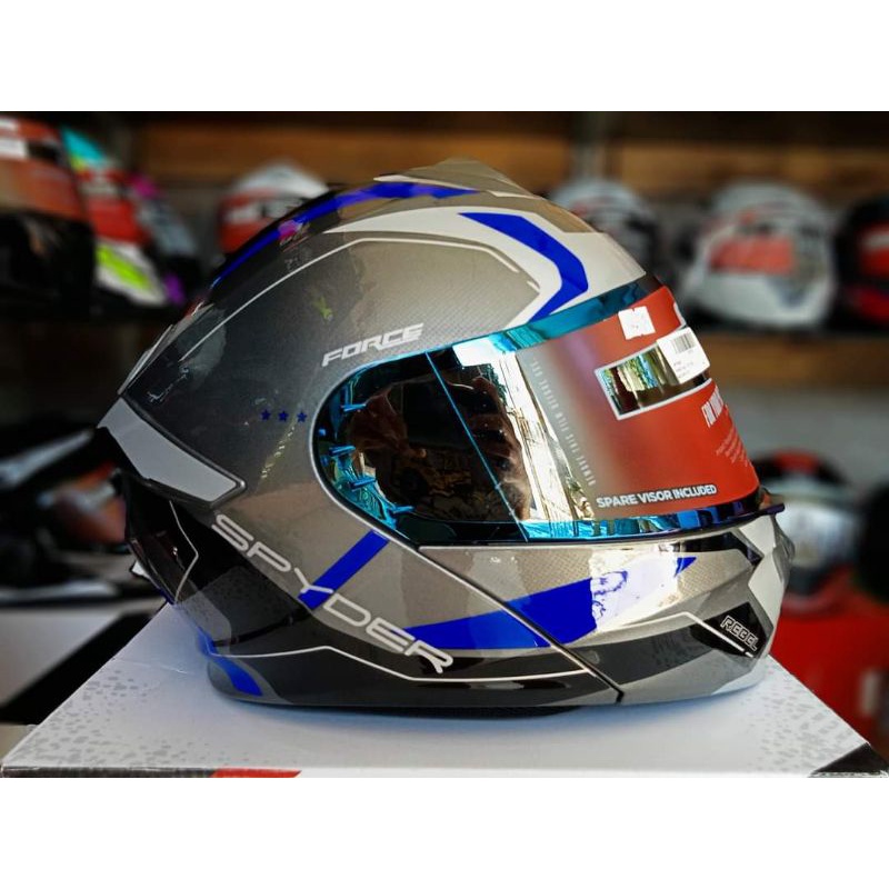 Spyder Modular Helmet with Dual Visor FORCE GD Series 3 | Shopee ...