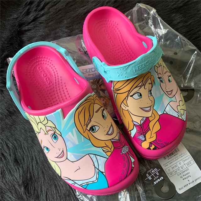 Elsa and best sale anna crocs