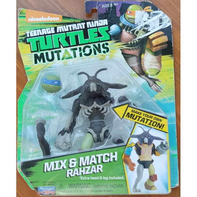 Teenage Mutant Ninja Turtles Mutations Mix & Match Rahzar | Shopee ...