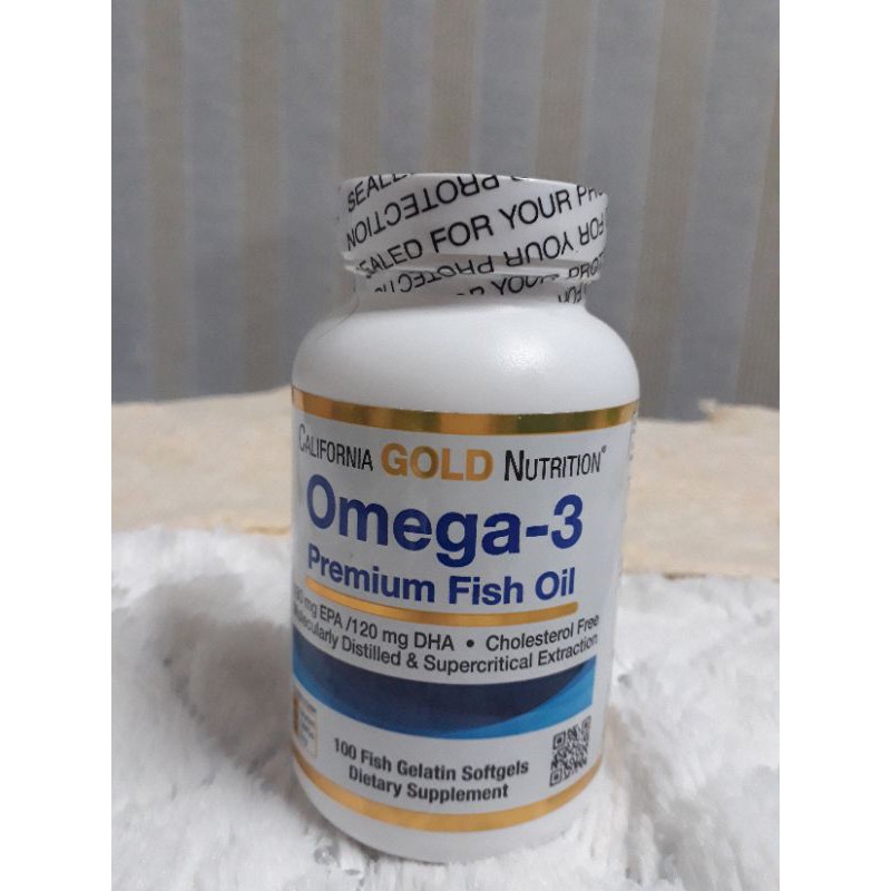 CALIFORNIA GOLD NUTRITION OMEGA3 PREMIUM FISH OIL (100 SOFTGELS