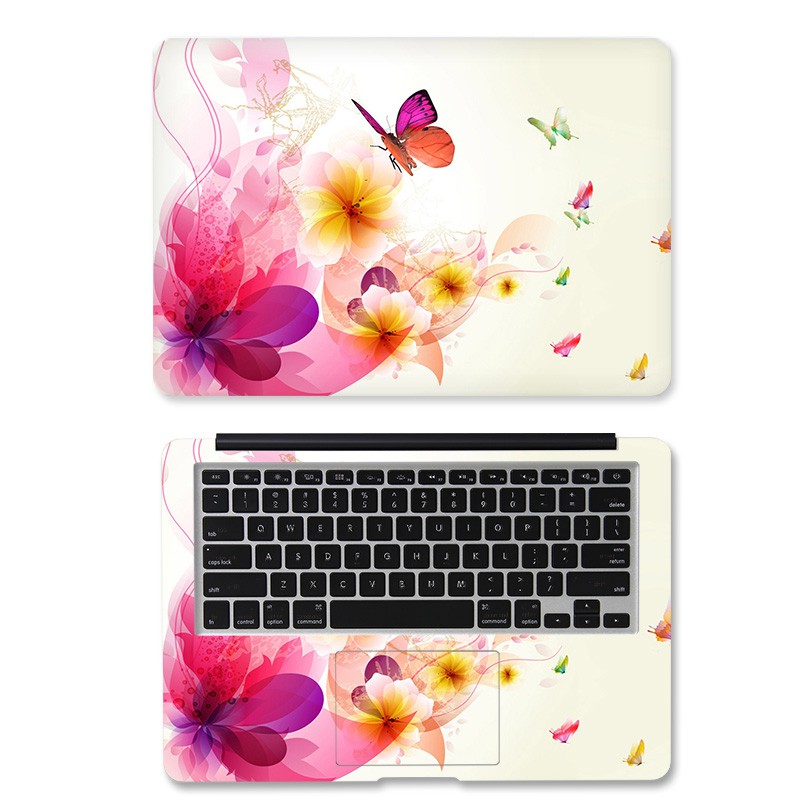 DIY Maple Leaves Laptop Sticker Laptop Skin Art Decal 12/13/14/15/17 ...