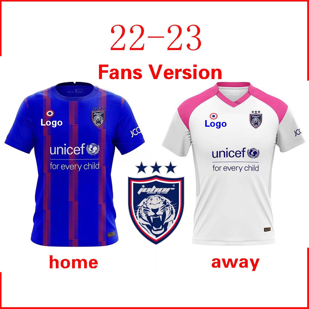 Fans22/23 Johor Home and Away jersey 2022/2023 Malaysia League Johor
