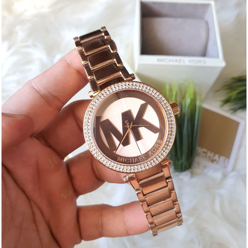 Michael Kors Parker Dial Rose Gold-tone Ladies Watch MK5865