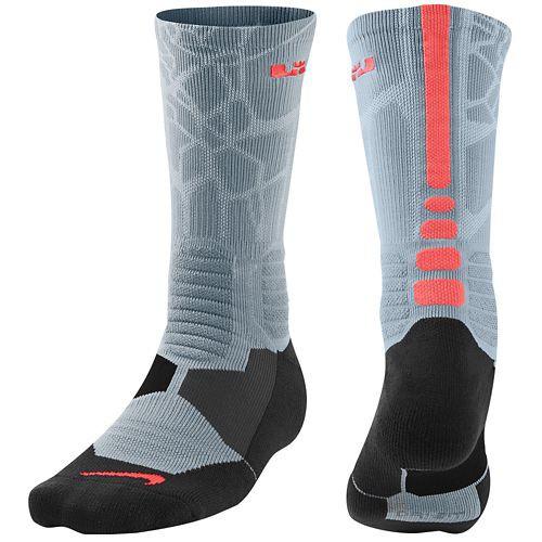 Analist boezem Eindig Nike Lebron Hyper Elite Basketball Crew Socks (Dove Grey) | Shopee  Philippines