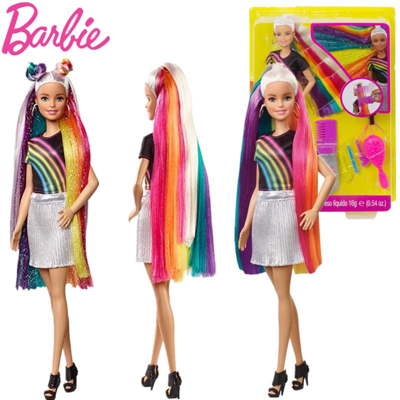 Barbie rainbow glitter hot sale