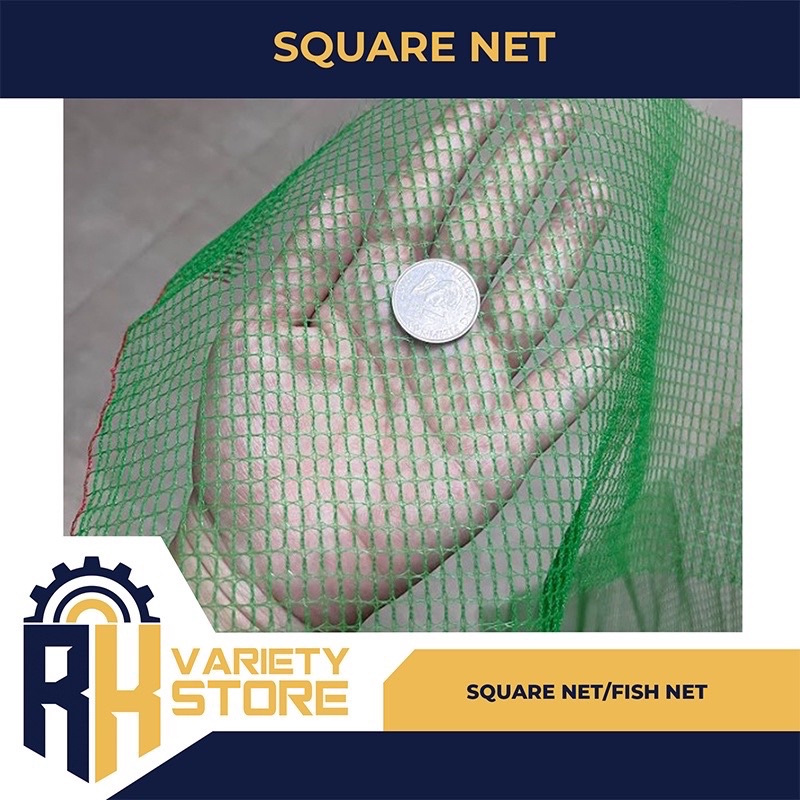 SQUARE NET/FARM NET/FISH NET/POULTRY NET/KUBO NET/B NET (9 FT/108 ...