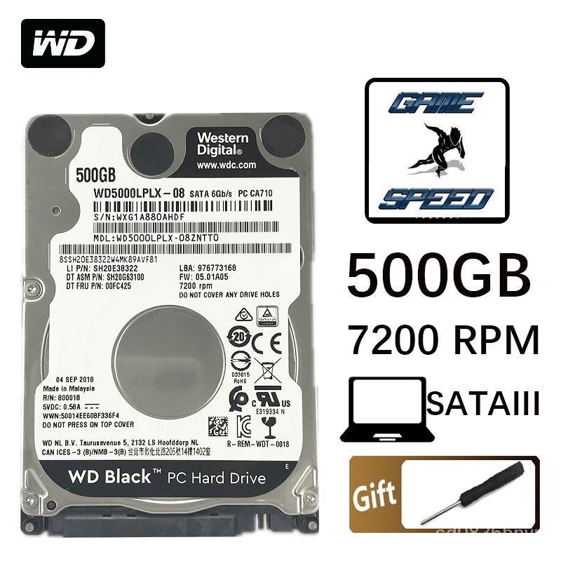 Wd black store 2.5 500gb