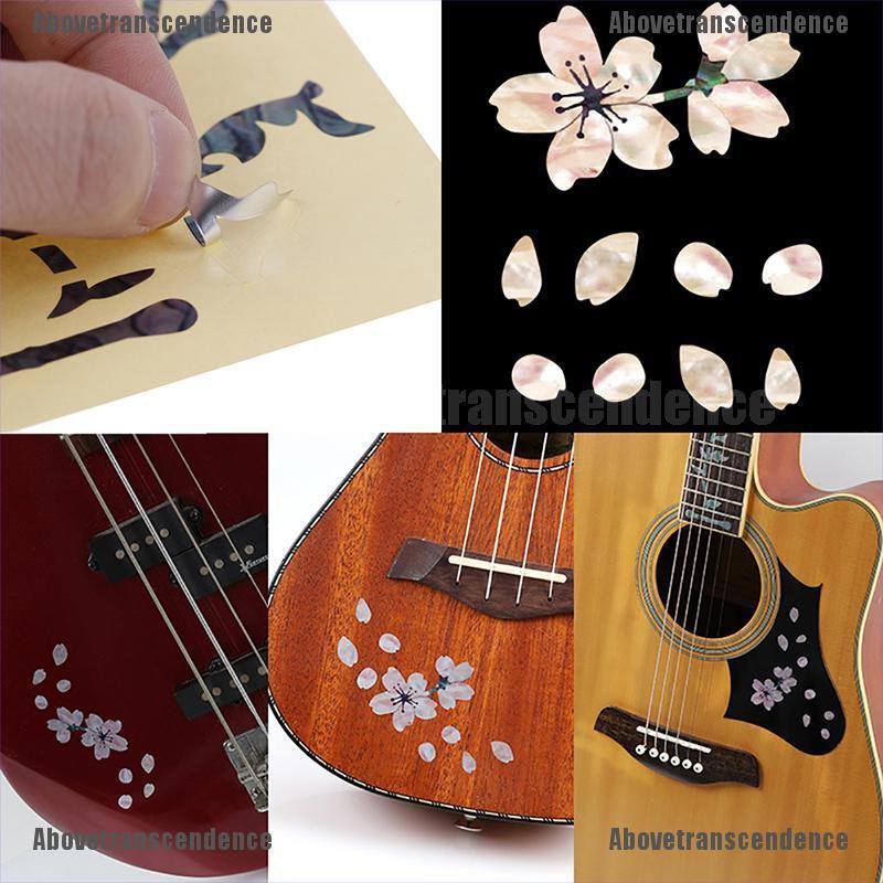 Above Electric Acoustic Guitar Bass Stickers Inlay Sticker Fretboard Marker Fret Decal [stickers