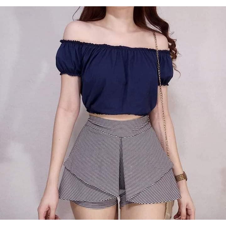 Off shoulder online shopee