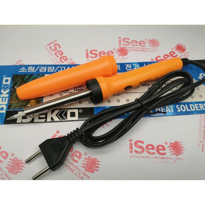Dekko 93 Soldering Iron (Dual Quick Heat Soldering with Button 25-80 ...