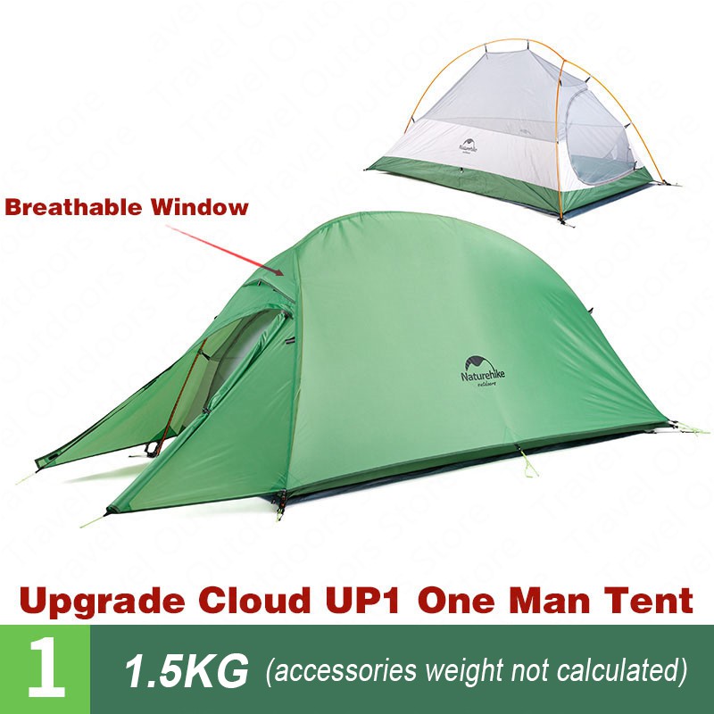 Naturehike Cloud Up Serie Upgraded Camping Tent Waterproof Outdoor ...