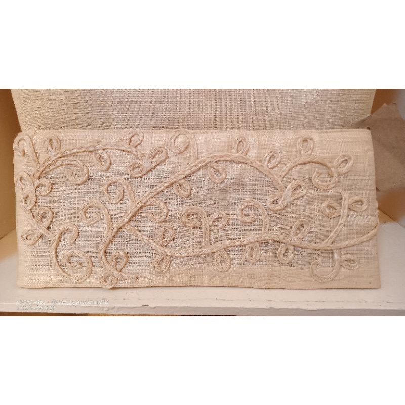Abaca Clutch- cute size with nito design and abaca braided | Shopee ...