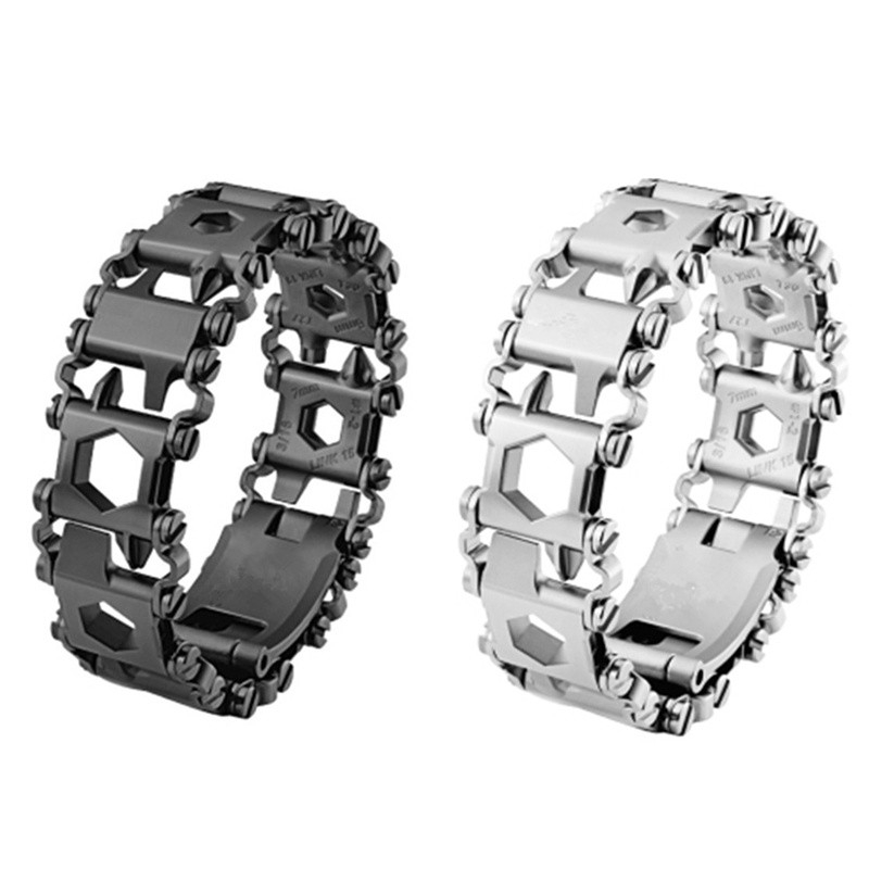 Leatherman TREAD Tool Bracelet Stainless 29 In 1 Multi function Tool ...