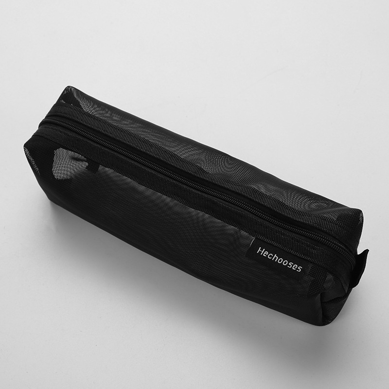 3D Simple Transparent Mesh Pen Bag Student Examination Special ...