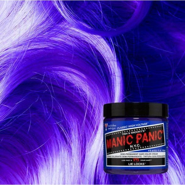 Manic Panic Lie Locks Semi Permanent Cream Hair Color 4 oz