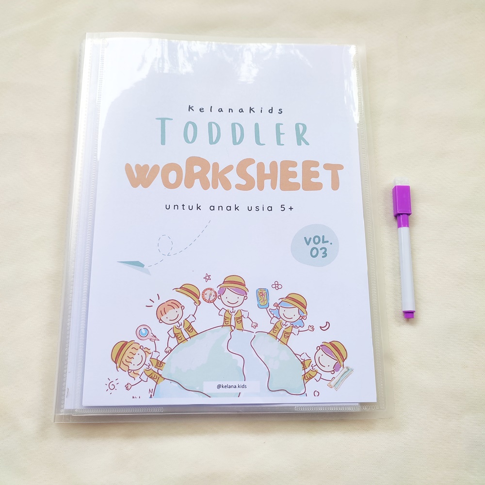 Worksheet Vol. 03- For 5-year-olds Pre- Kindergarten 55 Sheets Of ...
