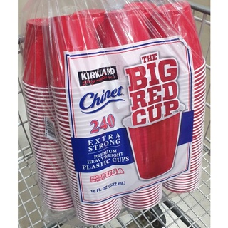 Kirkland Signature Chinet Red Cups, 240 x 18 oz