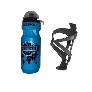 610ml Cycling Water Bottle With Holder Cage Screws Set Outdoor Fitness  Sports Cycling Bicycle Sports Water