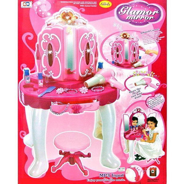 Vanity mirror best sale set for kids