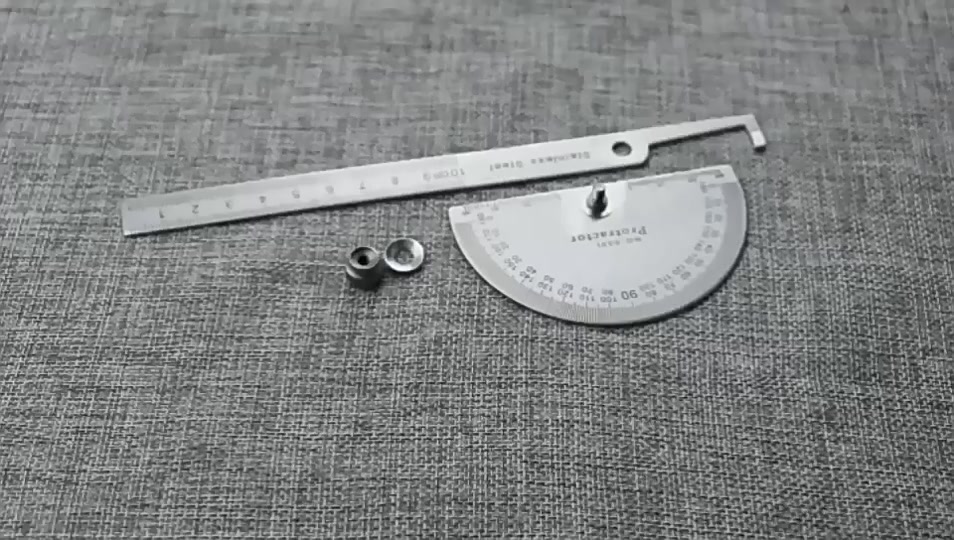 WMES1 Woodworking Tools Protractor Drafting Supplies Adjustable ...