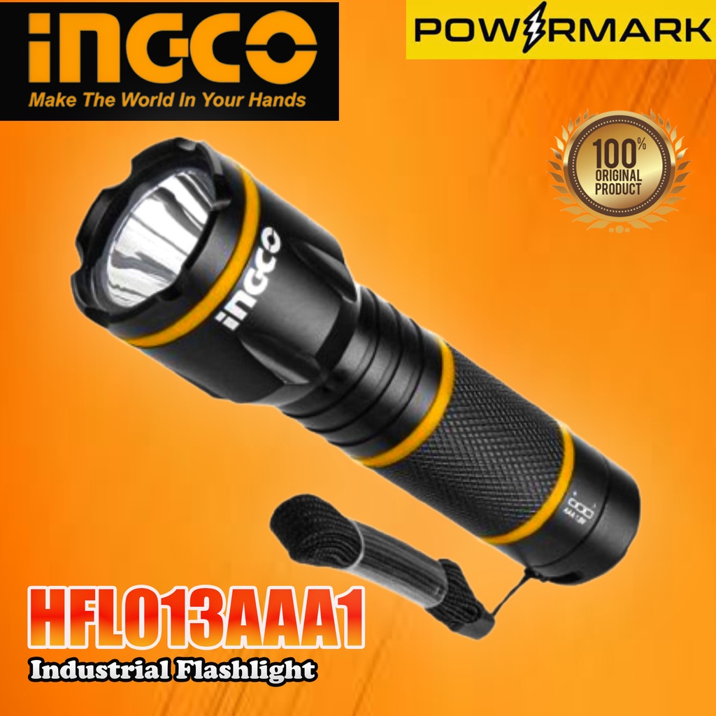 INGCO HFL013AAA1 Industrial Flashlight [POWERMARK | IHT] | Shopee ...