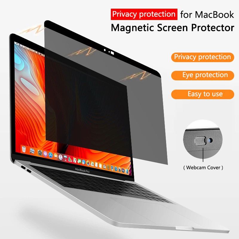 Privacy Film Anti-peeping Screen Protector For Apple Macbook Air Pro13 ...