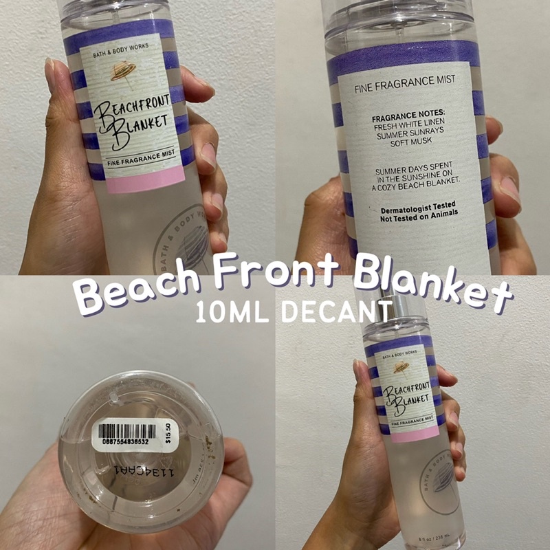 BEACHFRONT BLANKET Bath & Body works (10ml only) Shopee Philippines
