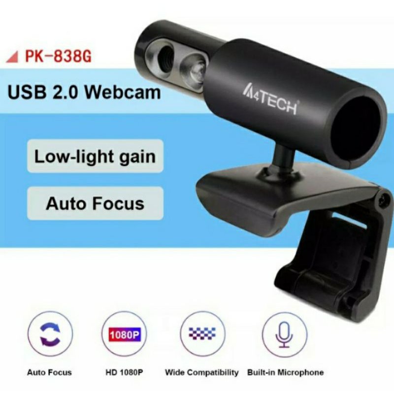 A4Tech 480P VGA Sensor Coated Camera Computer Laptop Desktop | Shopee ...