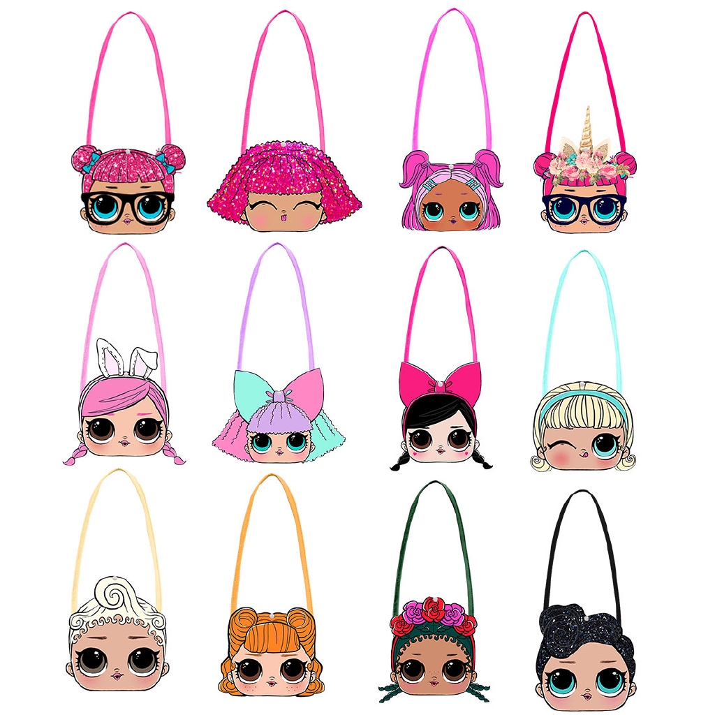 Sling Bag School Bag Sling 3D L.o.L Surprise Doll Girls Small Shoulder Bag Small Bag For Coin Bag