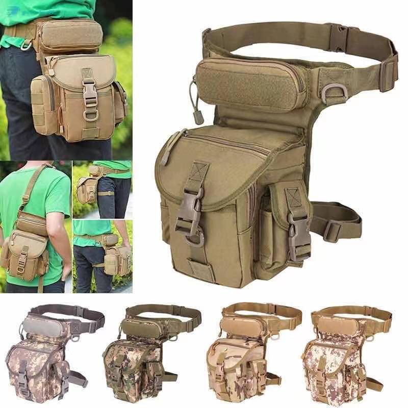 VG Waterproof Drop Leg Bag Men Motorcycle Hip Thigh Waist Pack Canvas ...