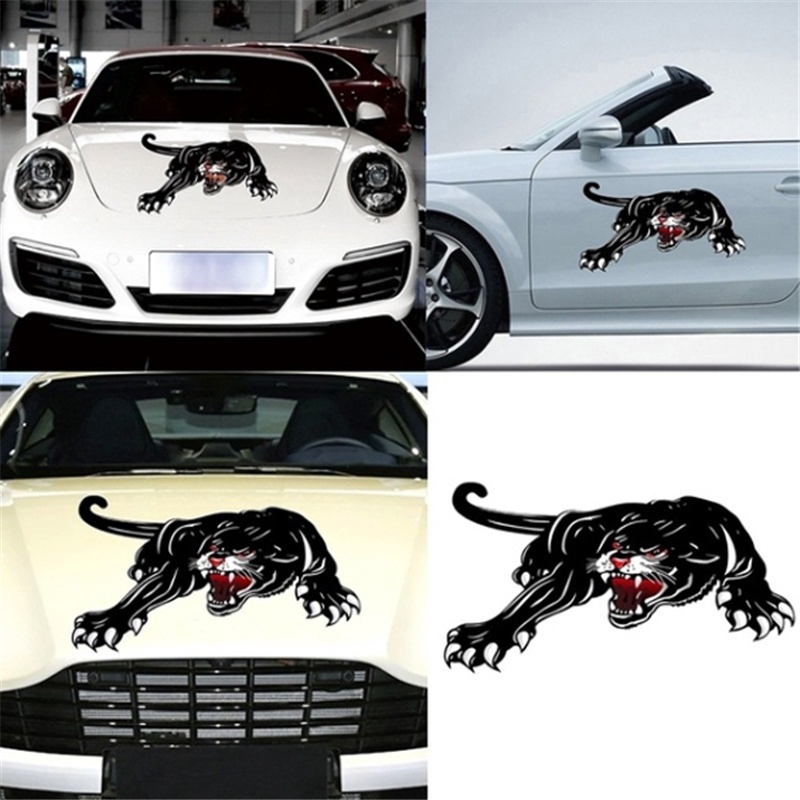 Leopard Pattern Sticker Hood Door Sticker Car Styling | Shopee Philippines