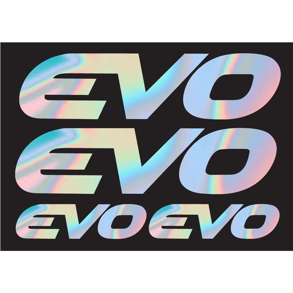 EVO STICKER HELMET DECAL SET | Shopee Philippines