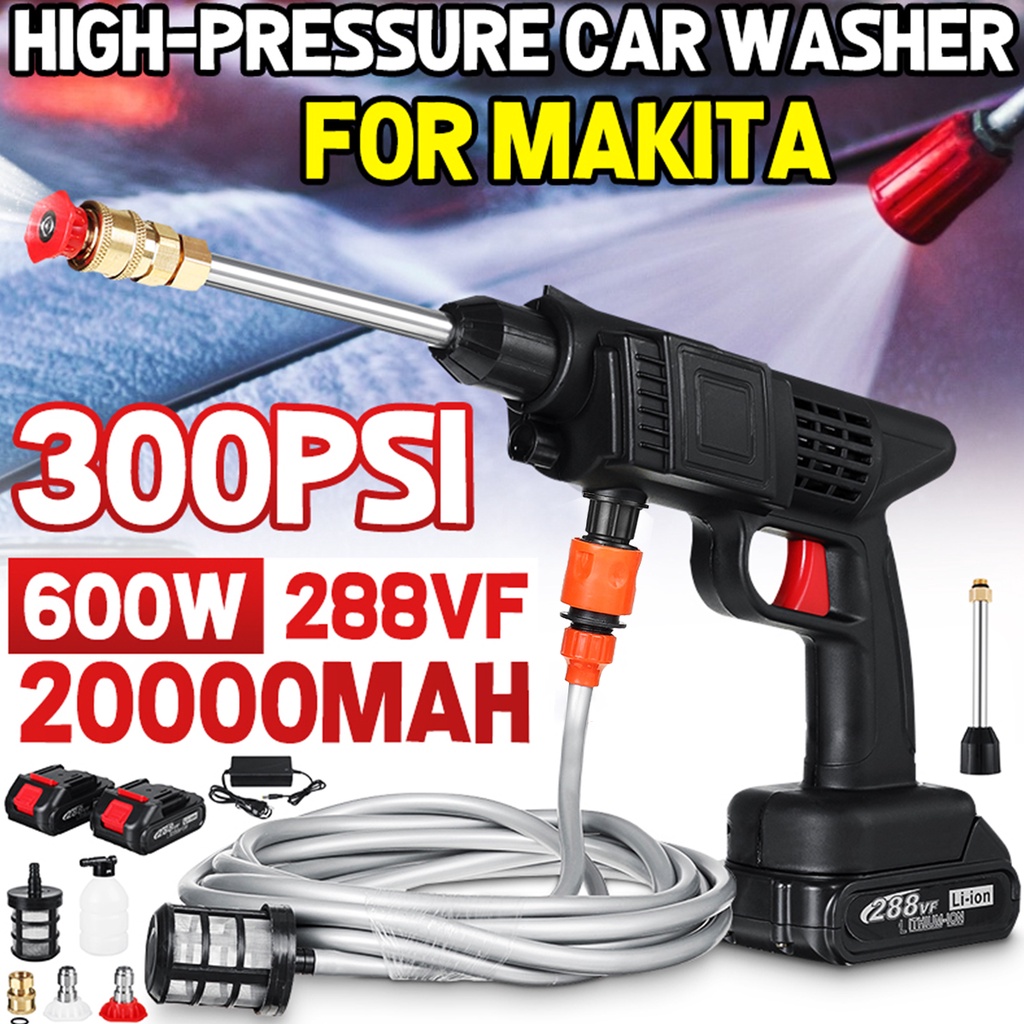 288VF 20000mAh High-pressure Spray Water Guns High Power Washing ...