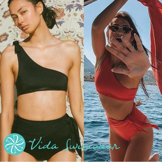 Two piece swimsuit store shopee