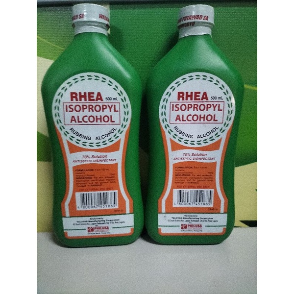 Rhea Isopropyl Alcohol 500 ml | Shopee Philippines