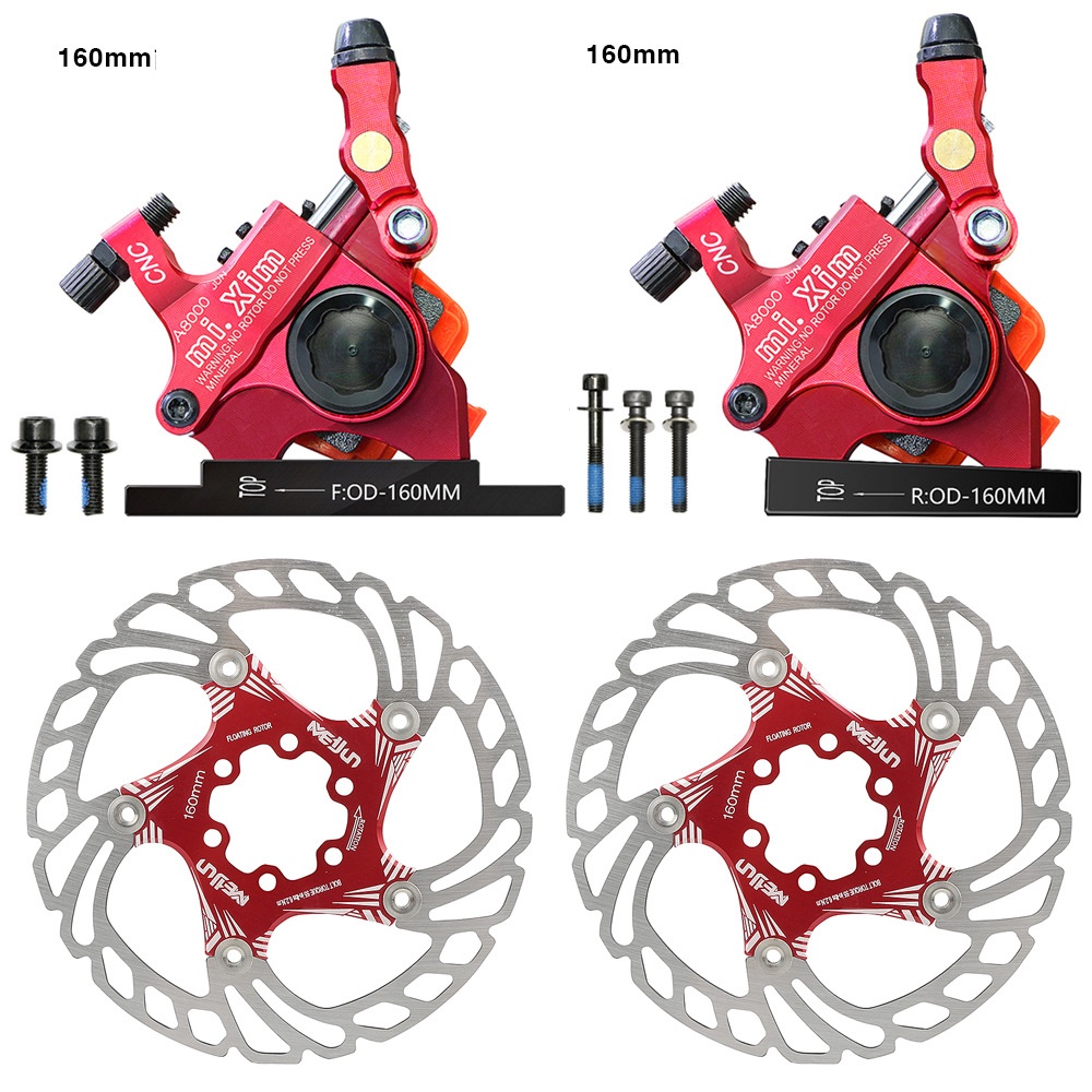 Road Bike Line Pulling Hydraulic Disc Brake Calipers Flat Mount Gravel