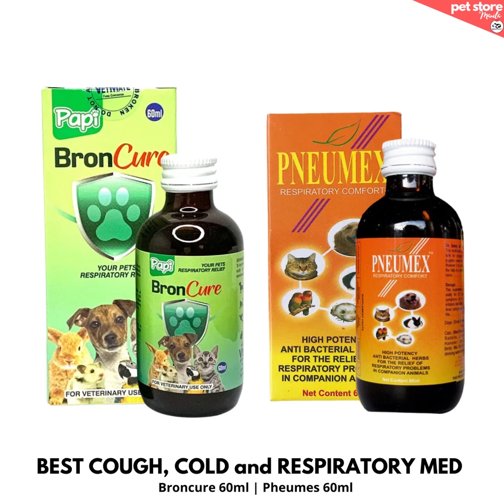 Cough Cold and Respiratory Medicine for Dogs Cats other Pets