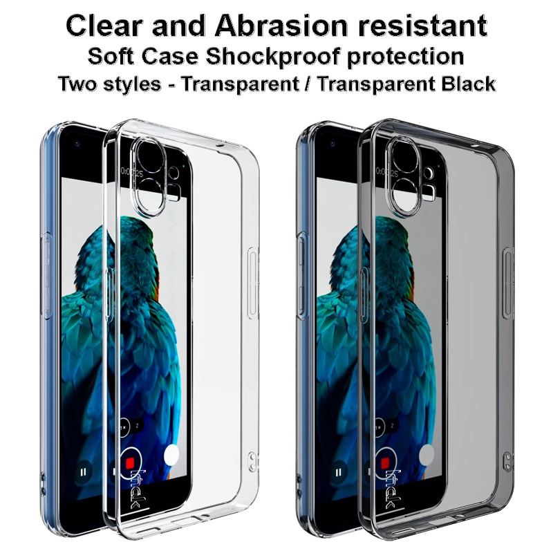 Original Imak Casing Nothing Phone 1 One 5G Transparent Soft TPU Back ...