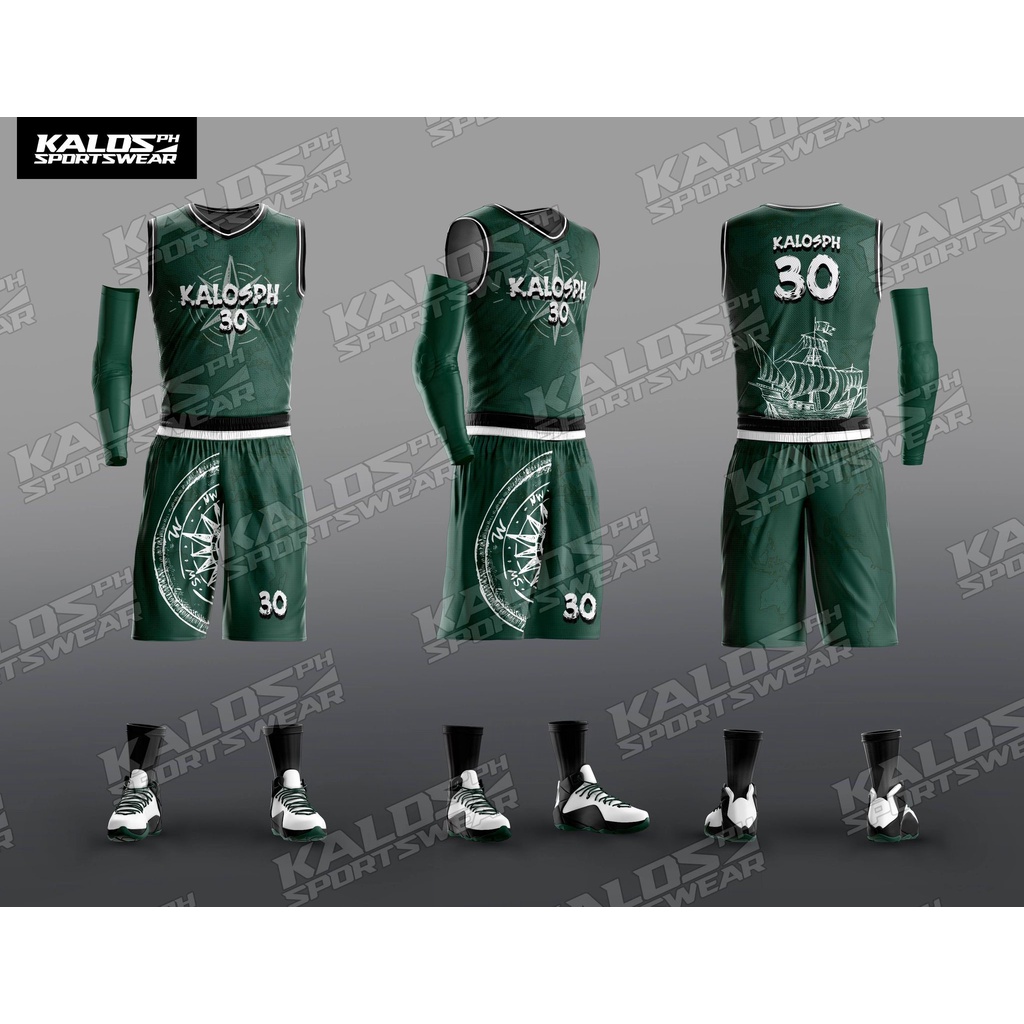 0042 SEAFARER MARINE SEAMAN DESIGN BASKETBALL JERSEY SET SANDO AND SHORT