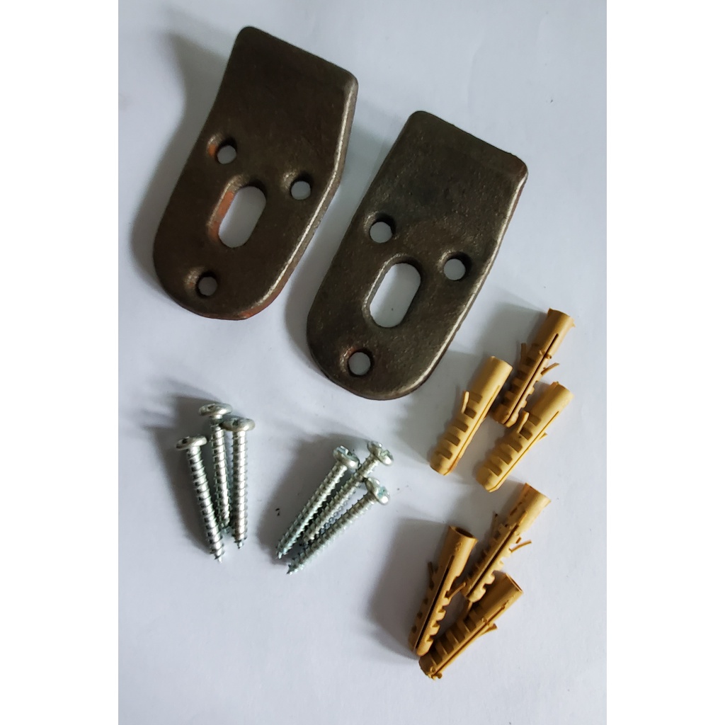 HD Lavatory Bracket Set (Bracket, Screws, Tox) Shopee Philippines