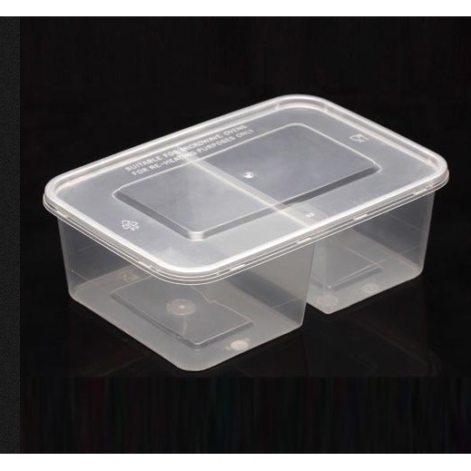 2 COMPARTMENT RECTANGULAR CONTAINER | Shopee Philippines