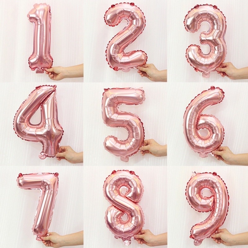 Number Balloons Party Balloon | Shopee Philippines