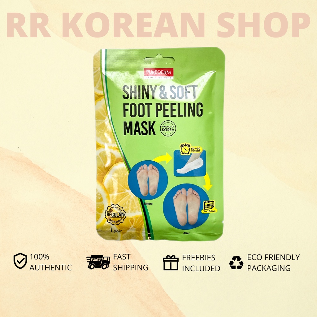 Purederm Shiny & Soft Foot Peeling Mask Shopee Philippines