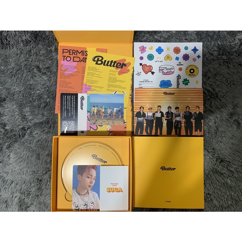 BTS BUTTER CREAM VERSION UNSEALED COMPLETE INCLUSIONS Shopee Philippines