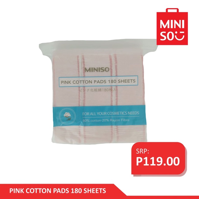 Pink Cotton Pads 180 sheets | Shopee Philippines