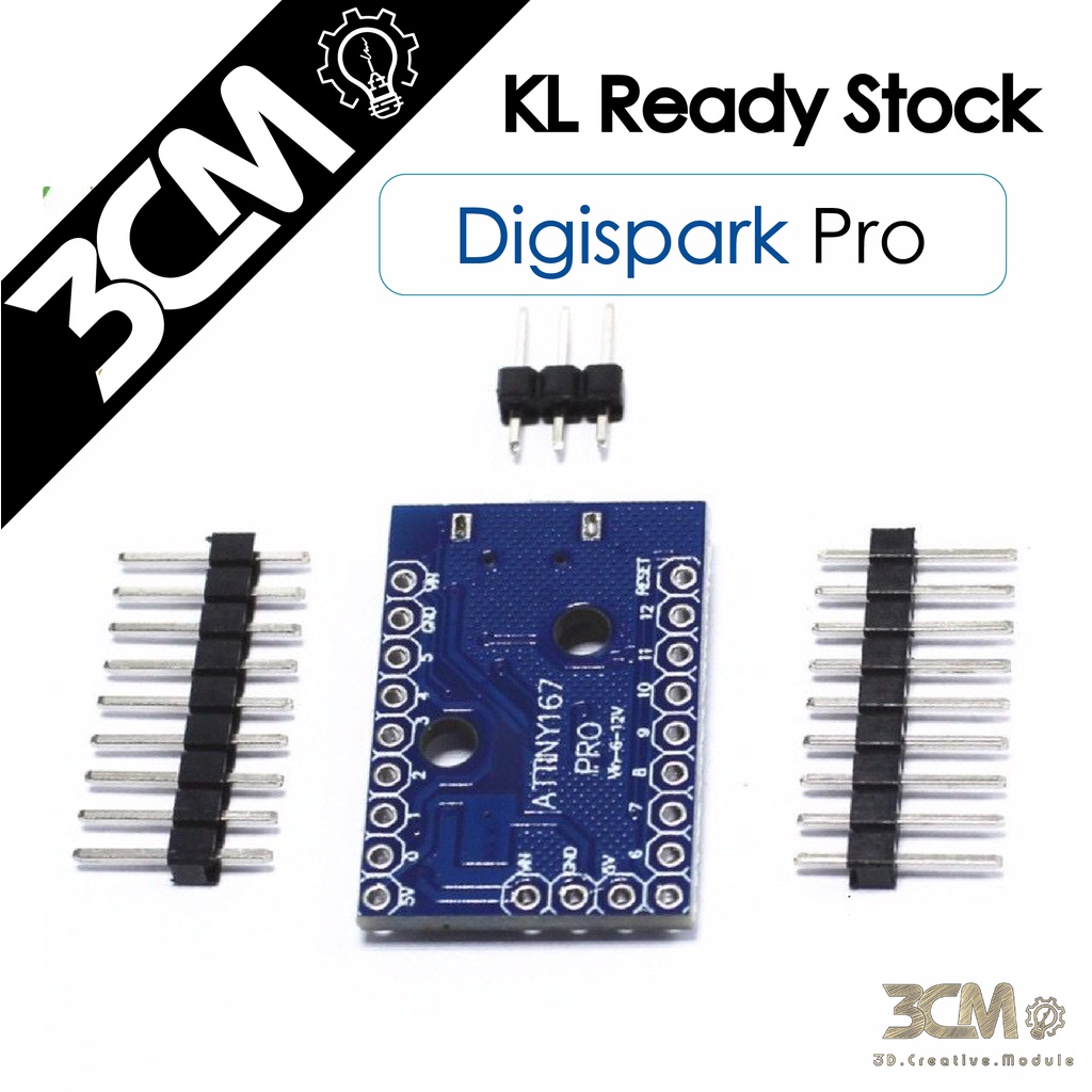 Digispark Pro kickstarter development board use Micro ATTINY167 module ...