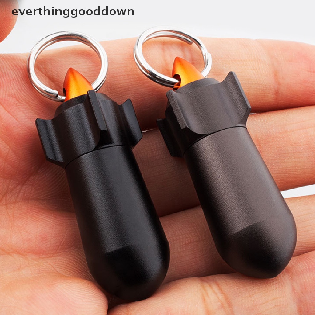 EVERTHING Aluminum Mini Waterproof Storage Portable Pill Box EDC ...