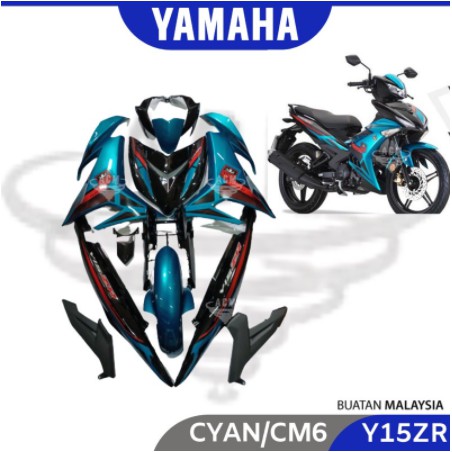 YAMAHA Y15ZR V1 V2 Body cover parts set sticker Stripe tanam sticker ...