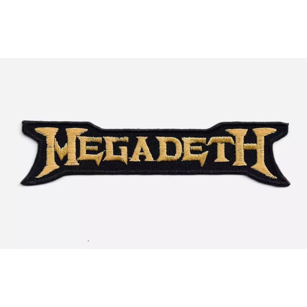 Iron on Patch MEGADETH embroidered cloth sticker 122x28mm | Shopee ...